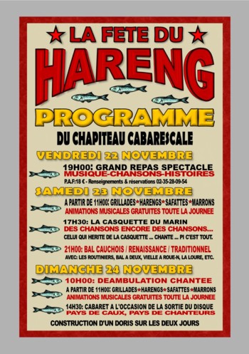 Affiche Festival fête du hareng à Fécamp